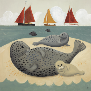 Sunning on a Sandbank Sunning on a Sandbank